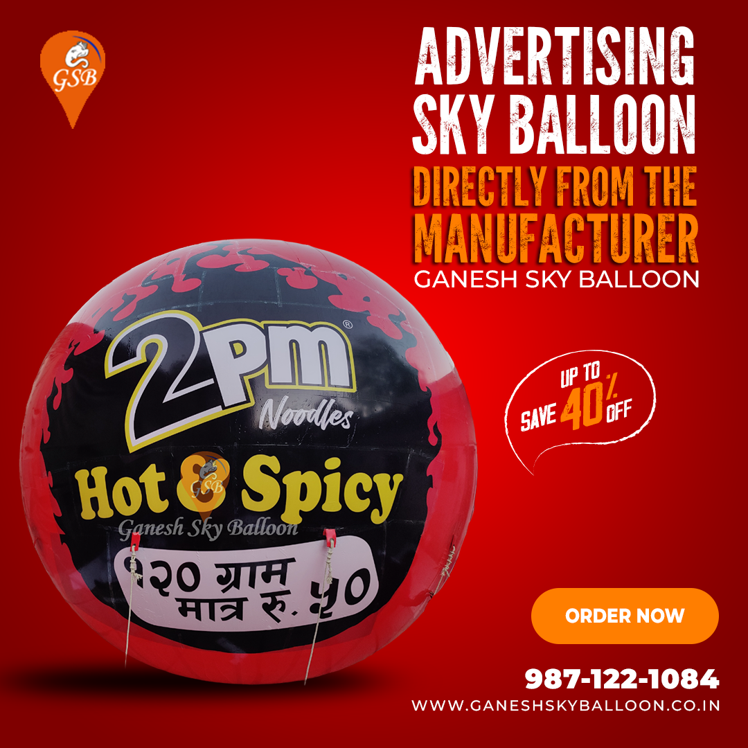 Fast Food Advertising Sky Balloon