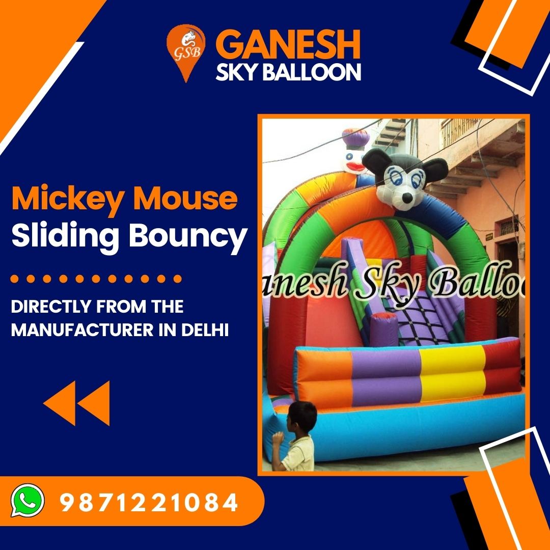 Mickey Mouse Advertising Inflatable Sliding Bouncy